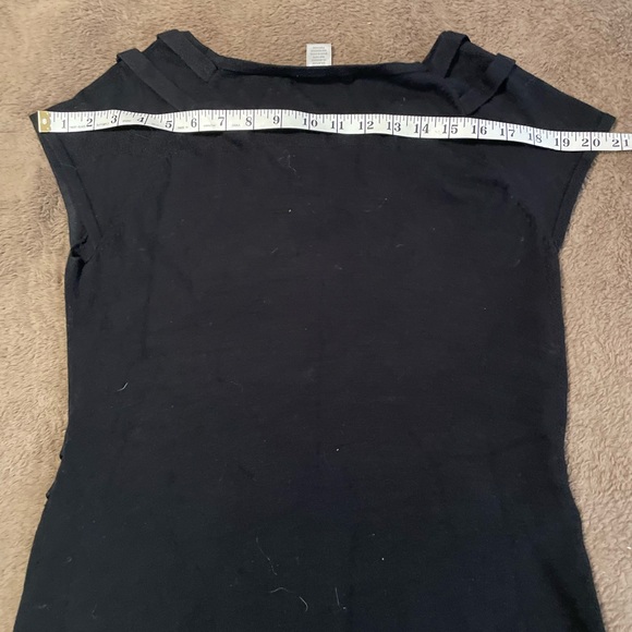 Cache Women M Black Sleeveless Dressy Top - Picture 5 of 5